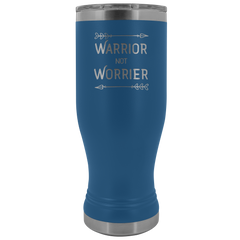 Warrior Not Worrier Tumbler 20oz Boho