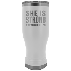 She is Strong Tumbler Boho 20 oz