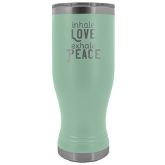 Inhale Love Exhale Peace Boho 20 oz Tumbler