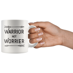 Warrior not Worrier Coffee Mug