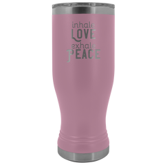 Inhale Love Exhale Peace Boho 20 oz Tumbler