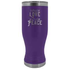 Inhale Love Exhale Peace Boho 20 oz Tumbler