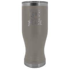 Inhale Love Exhale Peace Boho 20 oz Tumbler