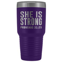 She is Strong Tumbler 30 oz
