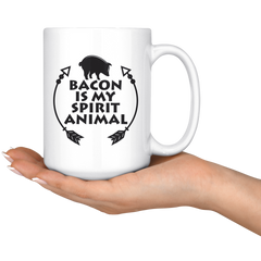 Bacon is my Spirit Animal Coffee Mug 15 oz