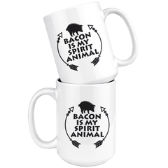 Bacon is my Spirit Animal Coffee Mug 15 oz