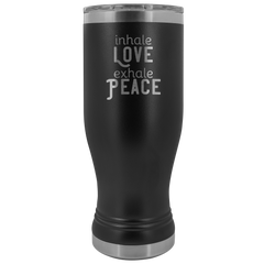 Inhale Love Exhale Peace Boho 20 oz Tumbler