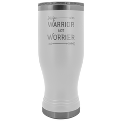 Warrior Not Worrier Tumbler 20oz Boho