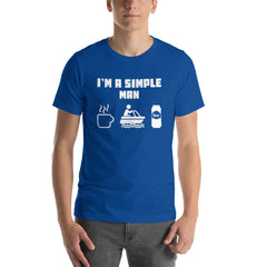 I'm a Simple Man Boating Short-Sleeve Unisex T-Shirt