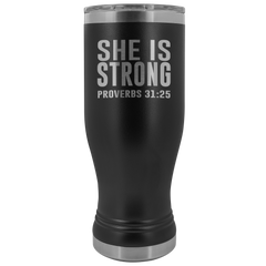 She is Strong Tumbler Boho 20 oz