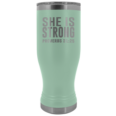 She is Strong Tumbler Boho 20 oz