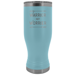 Warrior Not Worrier Tumbler 20oz Boho