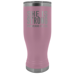 She is Strong Tumbler Boho 20 oz