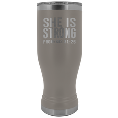 She is Strong Tumbler Boho 20 oz