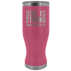 She is Strong Tumbler Boho 20 oz