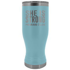 She is Strong Tumbler Boho 20 oz