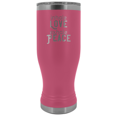 Inhale Love Exhale Peace Boho 20 oz Tumbler