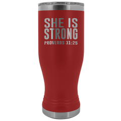 She is Strong Tumbler Boho 20 oz