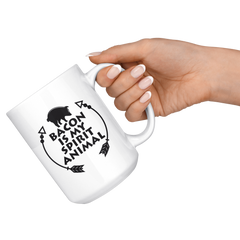 Bacon is my Spirit Animal Coffee Mug 15 oz