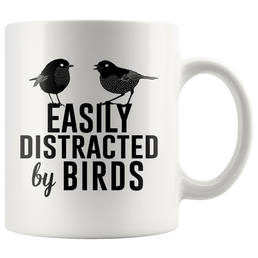 Easily Distracted by Birds Coffee Mug