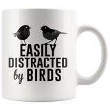 Easily Distracted by Birds Coffee Mug