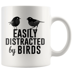 Easily Distracted by Birds Coffee Mug