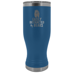 Easily Distracted by Bears Tumbler Boho 20oz