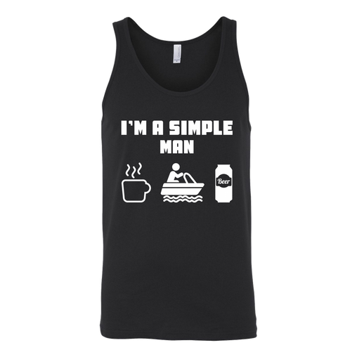 I'm a Simple Man Boating Tank Top