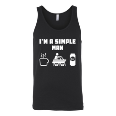 I'm a Simple Man Boating Tank Top