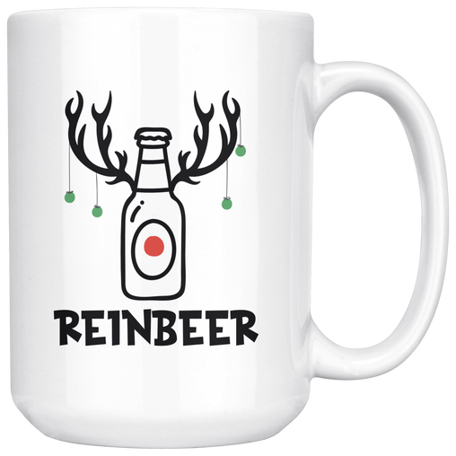 Reinbeer Christmas Coffee Mug 15 oz