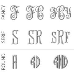Personalized Monogram Scarf