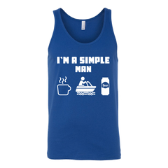 I'm a Simple Man Boating Tank Top