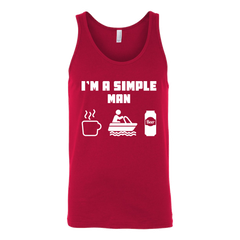 I'm a Simple Man Boating Tank Top