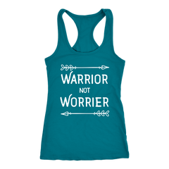 Warror not Worrier Racerback Tank Top