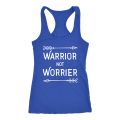 Warror not Worrier Racerback Tank Top
