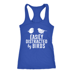 Easily Distracted by Birds Racerback Tank