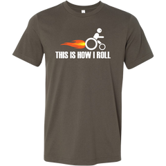 Funny Wheelchair This is How I Roll T-Shirt