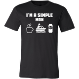 I'm a Simple Man Boating T-Shirt