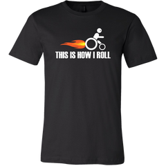 Funny Wheelchair This is How I Roll T-Shirt