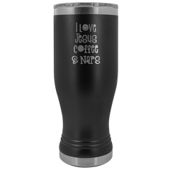 I Love Jesus Coffee and Naps Tumbler 20oz Boho