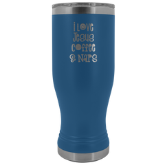 I Love Jesus Coffee and Naps Tumbler 20oz Boho