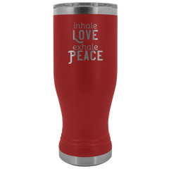 Inhale Love Exhale Peace Boho 20 oz Tumbler