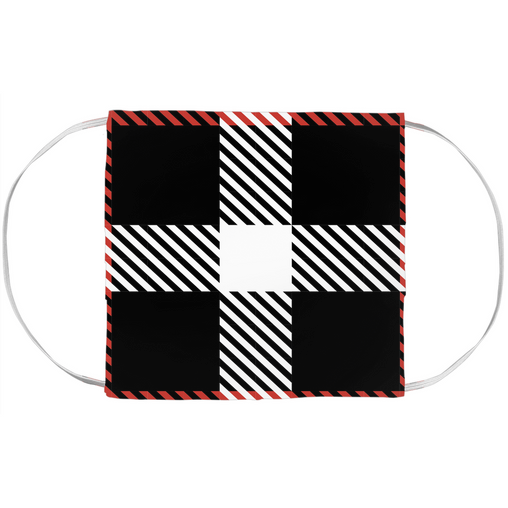Lumberjack Pattern Face Mask Cover