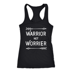Warror not Worrier Racerback Tank Top