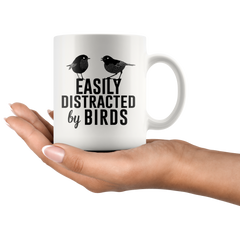 Easily Distracted by Birds Coffee Mug