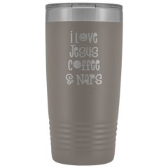 I Love Jesus Coffee & Naps Tumbler 20 oz