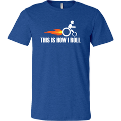 Funny Wheelchair This is How I Roll T-Shirt