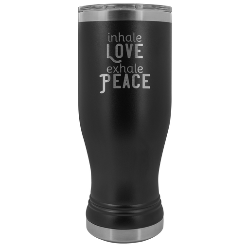 Inhale Love Exhale Peace Boho 20 oz Tumbler