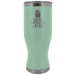 Easily Distracted by Bears Tumbler Boho 20oz