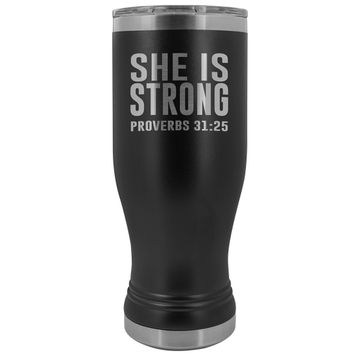 She is Strong Tumbler Boho 20 oz